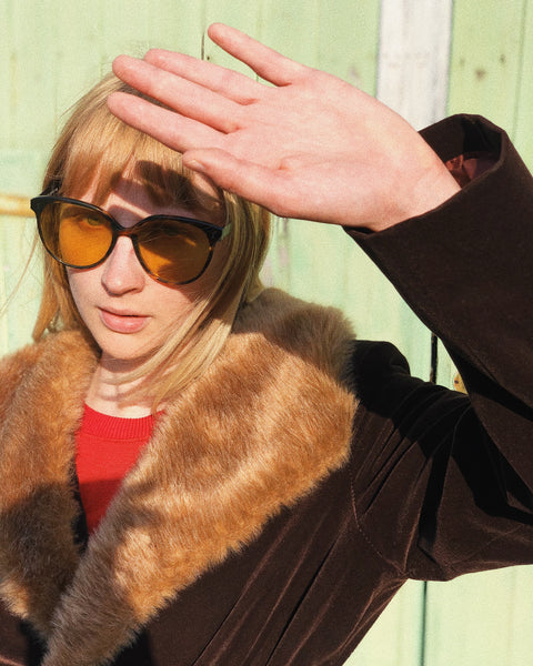 Queenie 1970s Velvet Trench