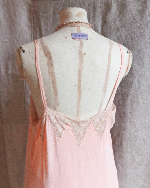 Frenchie 1920s Silk and Lace Teddy Slip