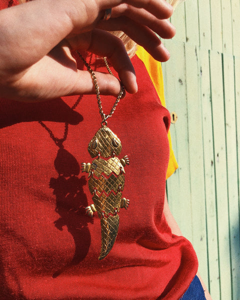 1960s Reptile Pendant
