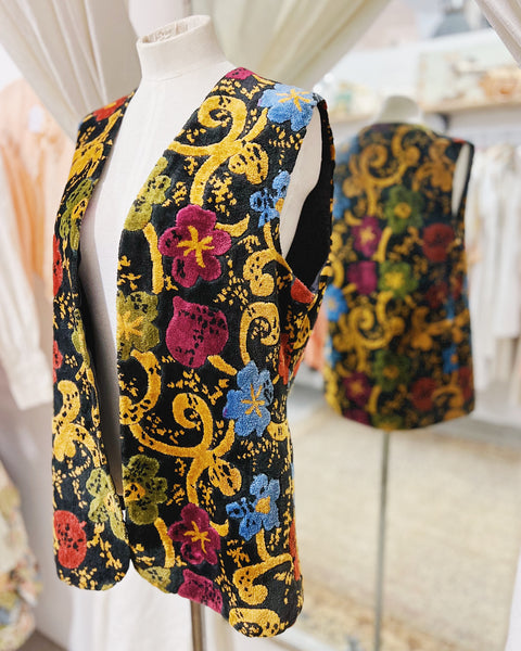 Rare 1960s Carpet Waistcoat