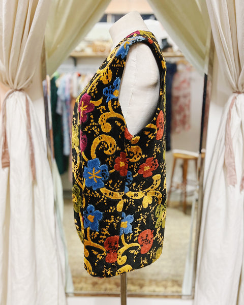 Rare 1960s Carpet Waistcoat